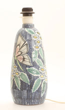 Load image into Gallery viewer, Vintage keramiek lampvoet met gezicht. Zweden 1960 (#382b)