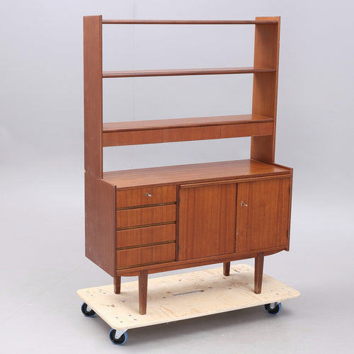 Vintage teak wand kast/roomdivider. Zweden 1960 ( 378)