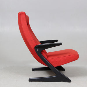 Vintage design stoel "Zäta" Bengt Ruda, voor NK, Zweden 1960 (#394)