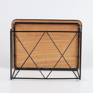 Vintage teak/String telefoonkastje, Zweden 1960 (#22580)
