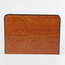 Load image into Gallery viewer, Vintage teak/String telefoonkastje, Zweden 1960 (#22580)