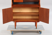 Load image into Gallery viewer, Vintage teak boekenkast/secretaire Zweden 1960 (22592)